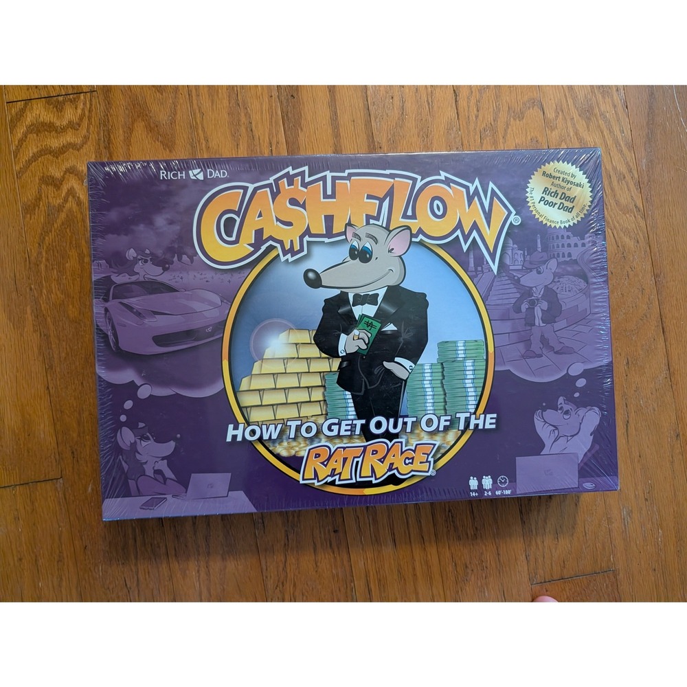 Rich Dad Cashflow Board Game How To Get Out Of The Rat Race Robert Kiyosaki New